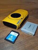 【SDカード付き】極美品 Canon IXY 30S 超人気のイエロー 取説付属_画像9