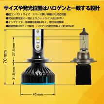 LEDヘッドライト S6 フォグランプ H1 H3 H4 H7 H8/H11/H16 HB3 HB4 HIR2 新車検対応60W 12000LM 6000K LUMLEDS社製チップ 2本_画像4