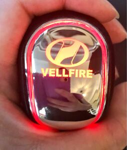 光るLEDシフトノブ ヴェルファイアロゴ VELLFIRE