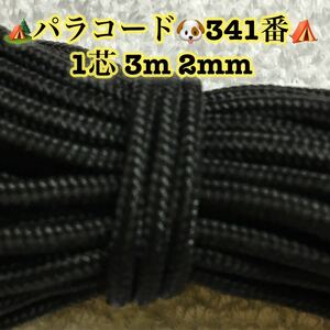 ☆★パラコード★☆１芯 ３m ２mm☆★３４１番★手芸とアウトドアなど用★