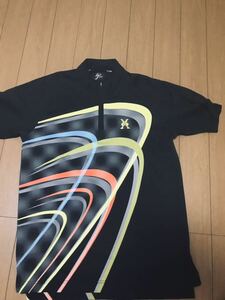 ジャンボ尾崎　Jumbo333　ハーフジッププリントシャツ　Lサイズ