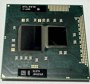 [送料込] Intel Core i7 640M