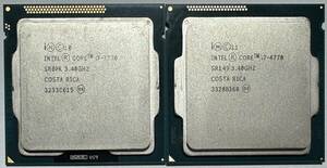 [送料込] Intel Core i7 3770/4770 2個セット