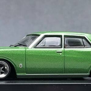 1/64 日産 ローレル改 130 ブタケツ ロンシャン ＸＲ－４ ホイール アルミ製 深リム 街道レーサー 日本の名車コレクションの画像1