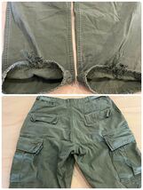 60s U.S.ARMY ジャングルファティーグ パンツ JUNGLE FATIGUE Pants 米軍実物 ビンテージ ミリタリー カーゴパンツ M-R_画像6