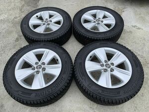 【格安売切】トヨタ純正AW☆ハリアー・RAV4等☆17インチ☆7J☆off+39☆PCD114.3☆5H&BRIDGESTONE BLIZZAK DM-V3☆225/65R17☆2020年製造