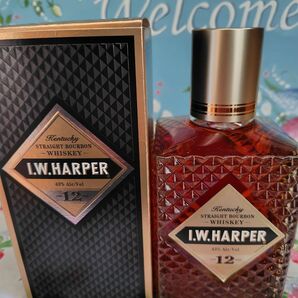 I.W.HARPER 12年　バーボン　ウイスキー　 I.W.ハーパー　12年 750ml 43度　 箱付