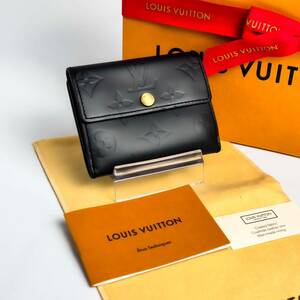 1円 極美品 LOUIS VUITTON ルイヴィトン ヴェルニ コインケース カードケースブラック モノグラム ヴィトン 