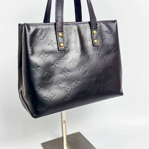 1円 極美品 LOUIS VUITTON ルイヴィトン ヴェルニ リードPM ハンドバッグ ヒューストン トートバッグ モノグラム ブラック 1b3