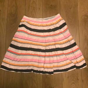 MARC JACOBS multicolor border flair skirt sizeXS