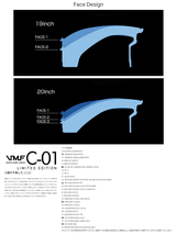 送料無料 レイズ VMF C-01 LIMITED EDITION 8.5J-20 +45 5H-108 (20インチ) 5H108 8.5J+45【1本単品 新品】_画像2