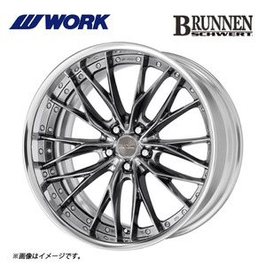 送料無料 ワーク SCHWERT BRUNNEN FULL REVERSE STANDARD Adisk 10J-19 －9～21 5H-114.3 【1本単品 新品】