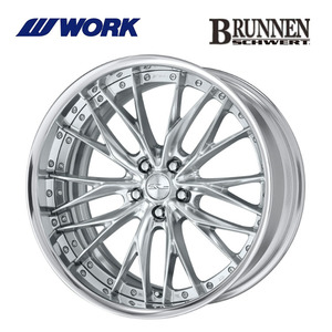 送料無料 ワーク SCHWERT BRUNNEN FULL REVERSE STANDARD Adisk 12J-20 +77～－30 5H-114.3 【2本セット 新品】