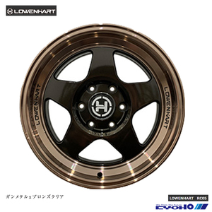 送料無料 共豊 LOWENHART RC05 (GMBC) 8.5J-17 +0 5H-127 (17インチ) 5H127 8.5J+0【1本単品 新品】