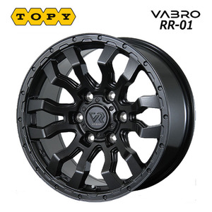 送料無料 トピー VABRO RR-01 8J-17 +20 6H-139.7 (17インチ) 6H139.7 8J+20【1本単品 新品】