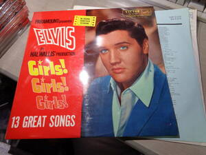 鏡面的極美盤/エルヴィス・プレスリー,ELVIS PRESLEY/GIRLS! GIRLS! GIRLS!(VICTOR:RA-5165 MONO DG LABEL NM!!! LP/113,112 STAMPER