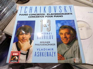 ガヴリーロフ,ANDREI GAVRILOV,VLADIMIR ASHKENAZY/TCHAIKOVSKY:PIANO CONCERTOS 1 & 3(1989 GERMANY/EMI:7 49632 1 TEST PRESSING LP