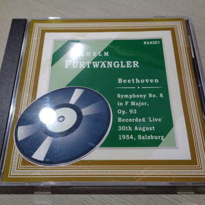 フルトヴェングラー,WILHELM FURTWANGLER,VPO LIVE, 30.8.1954/BEETHOVEN(SYM NO.8)・BPO LIVE, 4.5.1954/WEBER & BRAHMS(JPN/RX4201 CD-Rの画像1
