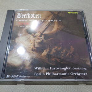 ミソス/フルトヴェングラー,WILHELM FURTWANGLER,BERLIN PHILHARMONIC 1950.06.20/BEETHOVEN:SYM NO.3 EROICA(MYTHOS:NR-5014 GOLD CD-Rの画像1