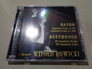 ヴィトルド・ロヴィツキ,WITOLD ROWICKI DYRYGENT 1914-1989/HAYDN & BEETHOVEN:SYMFONIA(POLAND/MUZA:PNCD 472 A/B 2CD