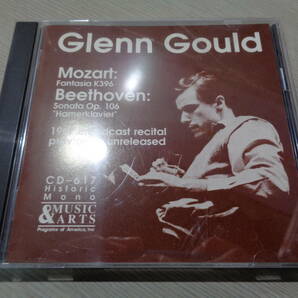 グレン・グールド,GLENN GOULD 1967 BROADCAST RECITAL PREVIOUSLY UNRELEASED/MOZART:FANTASIA,BEETHOVEN:HAMERKLAVIER(M & A:CD-617の画像1