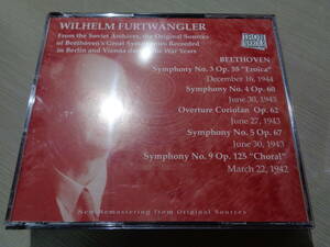 フルトヴェングラー,WILHEM FURTWANGLER FROM THE SOVIET ARCHIVES,~BERLIN AND VIENNA DURING THE WAR YEARS(IRON NEEDLE:IN 1348/50 3CD