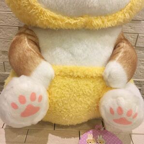 未使用タグ付 モフサンド mofusand  うさぎにゃん  BIGぬいぐるみ ウサギ 猫 ねこ ネコ  高さ約34㎝ の画像3