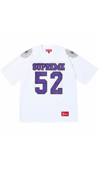 Supreme Spiderweb Football Jersey Whiteシュプリーム スパイダーウェブ フットボール ジャージ ホワイト