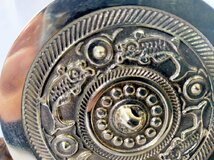 実用青銅鏡(小)B 高錫青銅製 古代中国 三国志 青銅器 レプリカ 卓上ミラー インテリア_画像8