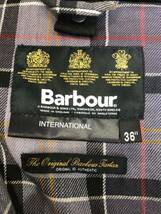 【Barbour】インターナショナル ワックス オイルド ジャケット バブアー 36 BLK 色褪せアリ 1202317 ts202403_画像7