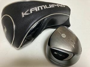 程度良好 爆飛びヘッド カムイ PRO KP-X ドライバー 1W ヘッド ロフト9.5° ヘッドカバー付き