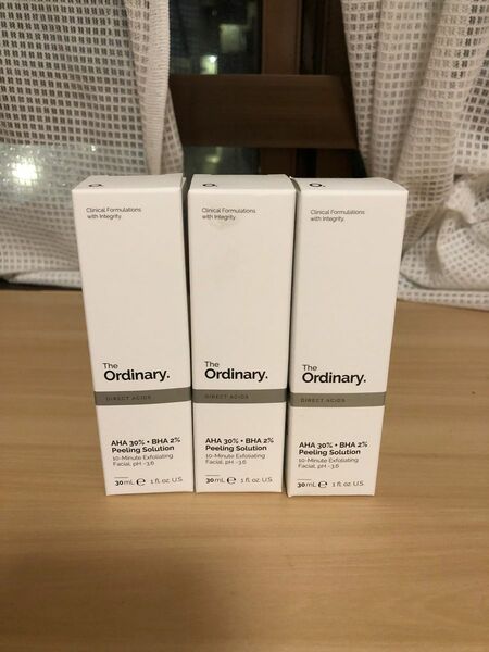 The Ordimary ピーリングソリューション 30ml*3セット