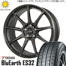 新品 ノート オーラ 205/55R16 Y/H ブルーアース Es ES32 クロススピード RS9 16インチ 6.0J +45 4/100 サマータイヤ ホイール 4本SET_画像1