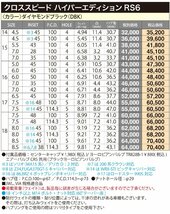 ホイールのみ 1本 14インチ クロススピード RS6 4.5×14 +45 4H100 DBK ワゴンR スペーシア ムーヴ タント N BOX N ONE_画像5