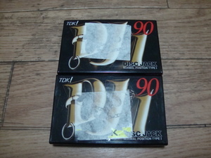 * new goods TDK cassette tape 90 minute 2 pcs set DJ1-90S normal position *