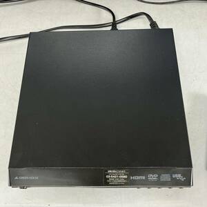 【1円スタート！動作確認済み！】グリーンハウス HDMI対応 DVDプレーヤー ブラック GH-DVP1D-BKT/3567-60