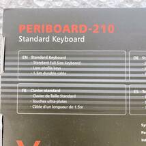 【新品・未開封】Perixx ペリックス PERIBOARD-210 キーボード 有線 フルサイズ パンタグラフキー スリムデザイン 静音/RSZ5785⑥-80_画像3