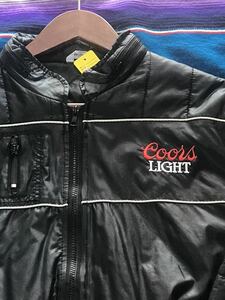 Coors light レーシング　ジャケット　クアーズ　ビール　カンパニー　企業　コロラド州　ビバレッジ　アメリカ　ビンテージ　アメカジ