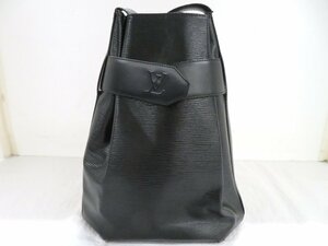 LV　LOUIS VUITTON　ルイ・ヴィトン　エピ　サックデポールGM　ショルダーバッグ　黒　付属品:ポーチ　4434