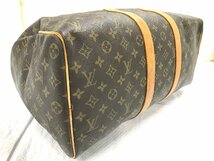 LV　LOUIS VUITTON　ルイ・ヴィトン　モノグラム キーポル45　ボストンバッグ　ハンドバッグ　付属品:タグ,ポワニエ　4435_画像5