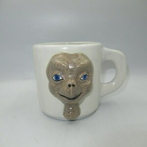 80's★Vintage★E.T.★映画イーティー★3Dマグカップ★陶器★フィギュア★人形★ぬいぐるみ★ビンテージ★ダブルフェイス