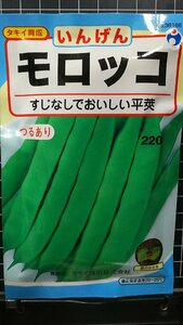 ３袋セット つるあり モロッコ いんげん 種 種 郵便は送料無料