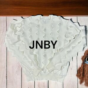 【極美品】JNBY ジェイエヌビーワイ 立体　デザイン ニット セーター　3D スウェット　インスタ　未使用　トップス　トゲトゲ