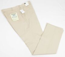 ●Hanes（ヘインズ）チノパン(NOtuck,ベージュ,W94.ストレッチ)新品_画像1