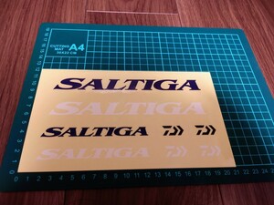 【送料無料】ダイワ　ソルティガ　ステッカー　DAIWA SALTIGA フィッシングショー　釣りフェスティバル　非売品