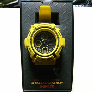 CASIO G-SHOCKガウスマンAW570Y-9Tメンインイエローモデル