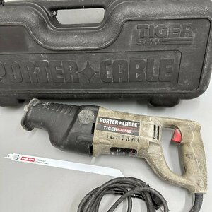 ●○[2] アサダ Porter Cable 9745 Tiger Saw 電子セーバーソー レシプロソー ケース付 HILTI 替刃 1枚セット 動作品 06/032202s○●