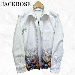 JACKROSE 長袖シャツ　グラデーションシャツ　花柄シャツ