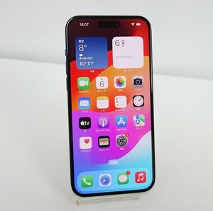 美品 Apple保証24年9月 iPhone 15 Plus 128GB au 利用制限○ バッテリー100% 充放電2回 デモ機 インボイス可 送料無料 【T43-900-0306】清T