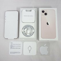 未使用品 購入24年3月 *Apple保証あり* SIMフリー iPhone 13 128GB 楽天 利用制限○ 保護ガラス付属 インボイス可【専0325-750-0326本】清T_画像1